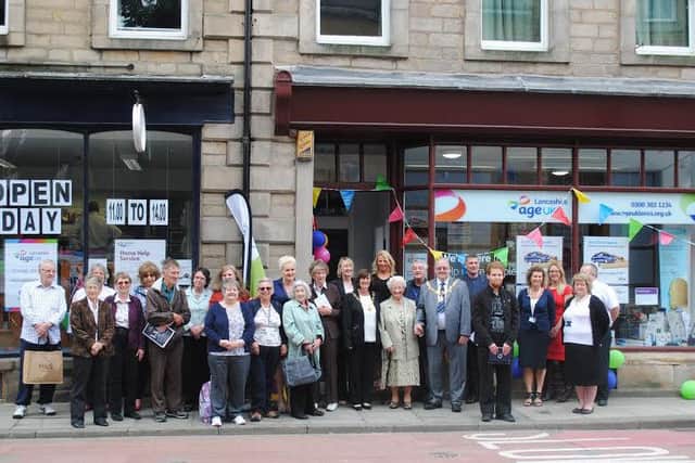 The reopening of the Age UK offices in Chapel Street.