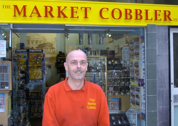 Market Cobbler. Peter Corke.