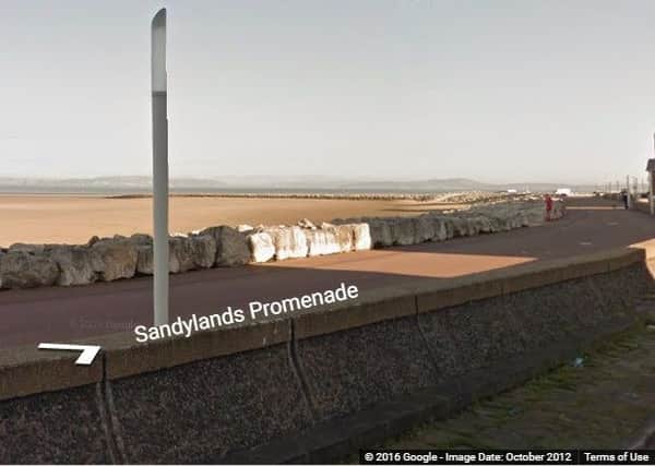 Sandylands Promenade, where the attack unfolded. Picture: Google Streetview