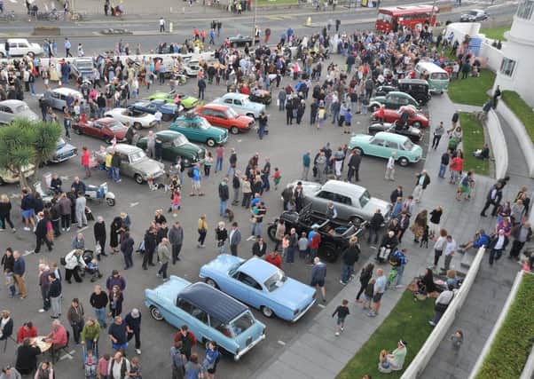 Vintage by the Sea Festival in Morecambe.
Classic car show in front of the Midland Hotel.  PIC BY ROB LOCK
5-9-2015