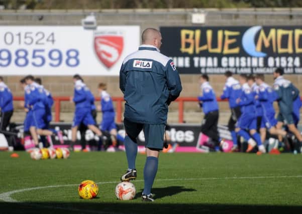 Jim Bentley watches on during a previous open training session.