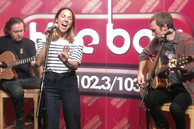Melanie C performs at The Bay radio studios in Lancaster on Tuesday, September 13 2016.