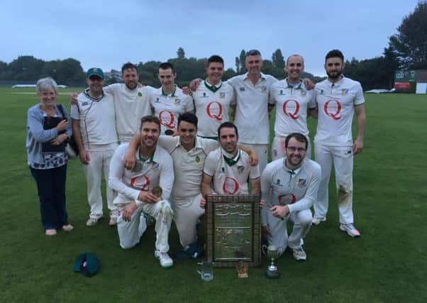Westgate won the Tower Shield after beating Morecambe in the final.