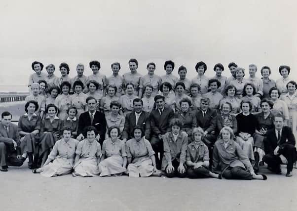 Mrs Joan Jackson sent in her pictures of the Morecambe staff on the promenade in 1956.