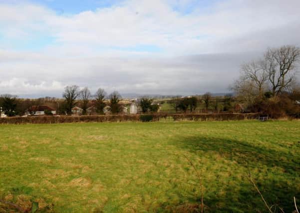 The fields where housing is being developed in Coastal Road, Bolton-le-Sands.