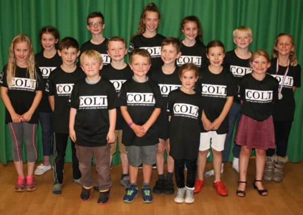 Some of the COLT juniors who competed at Salt Ayre.