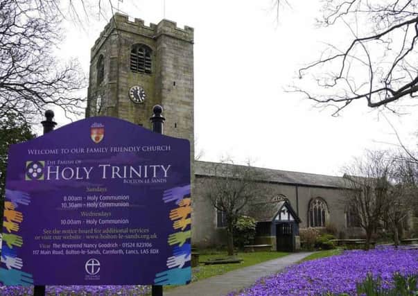 The latest clown incident happened near the Holy Trinity Church, Bolton-le-Sands.
