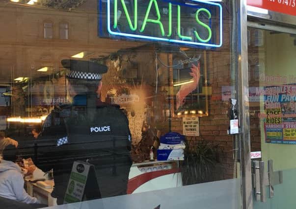 Police raided hotels, massage parlours, nail bars and car washes during a week to tackle modern slavery.