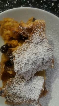 Apple strudel, (apfelstrudel) was served at the Austrian evening held at West End Impact.