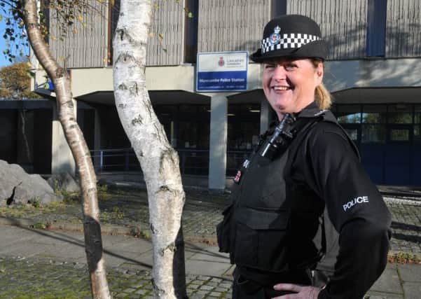 Photo Neil Cross
Morecambe PC Janet Ratcliffe is retiring after 30 years