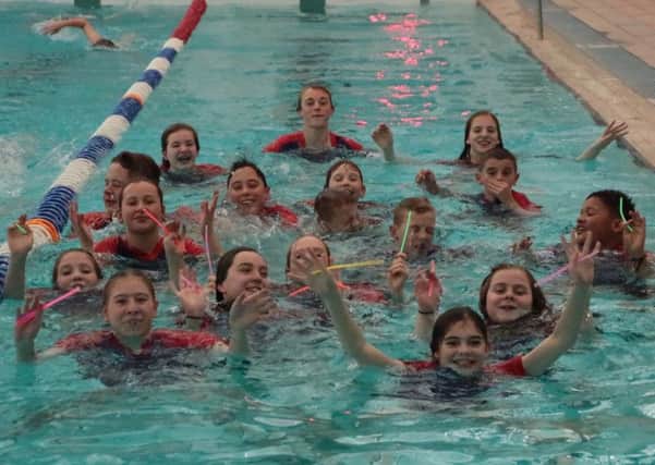 The Lancaster City Swimming and Water Polo team that took part in the Blackpool competition.