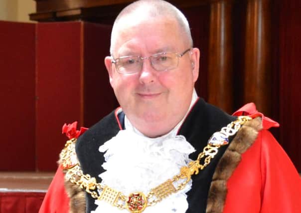 Robert Redfern, mayor of Lancaster.
