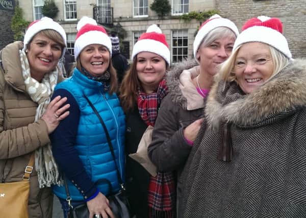 Locals get into the festive spirit at the Kirkby Lonsdale Christmas weekend.