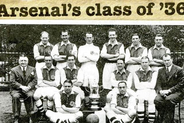 Arsenal class of 1936.