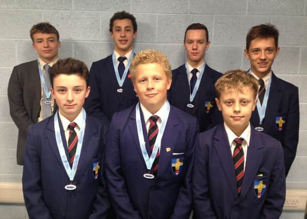 Both the senior and junior boys teams won bronze medals at the English Schools Swimming Team Championships.