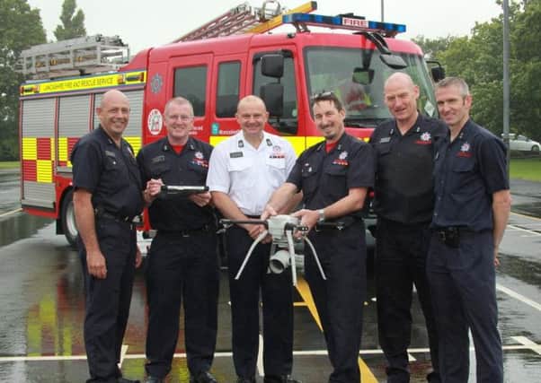 Lancashire Fire and Rescue Service drone team