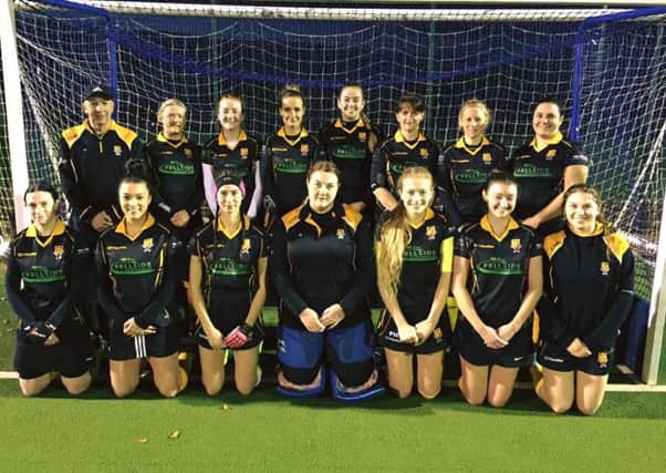 Lancaster and Morecambe Hockey Club's ladies first team.