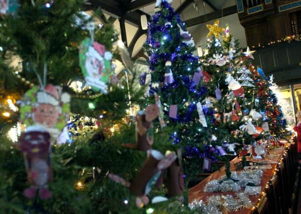 The annual Christmas Tree Festival in Morecambe Parish Church.