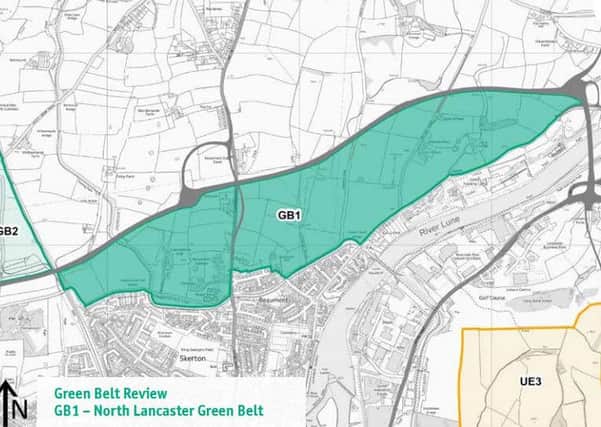 GB1 north Lancaster greenbelt proposal