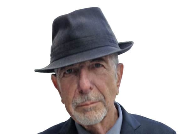 Singer-songwriter Leonard Cohen.