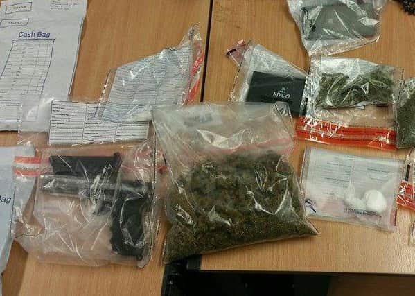 Drugs and a replica firearm discovered on Westminster Road in Morecambe.