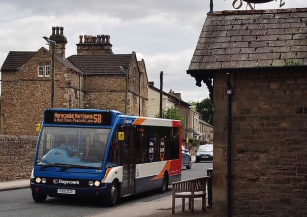 The 5b bus in Caton