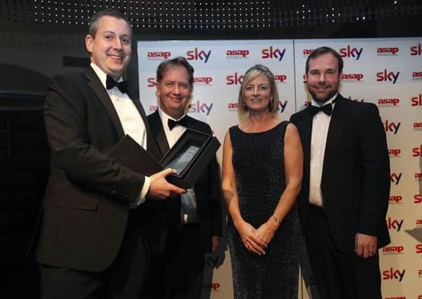 SilverDoor and Citybase commercial director Stuart Winstone, James Foice, ASAP chief executive, Citybase operations director Imogen Brettell and James Tweddle, director of Sky.