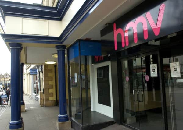 The HMV Lancaster store closed in 2013