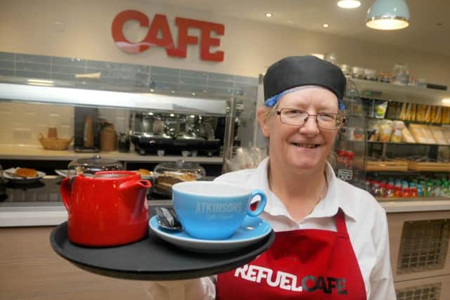 LANCASTER  09-01-17
Sue from the Cafe at Salt Ayre Leisure Centre, 
Feature on the new gym at the sports centre, part of a Â£1 million refurbishment at Salt Ayre Leisure Centre, Lancaster.