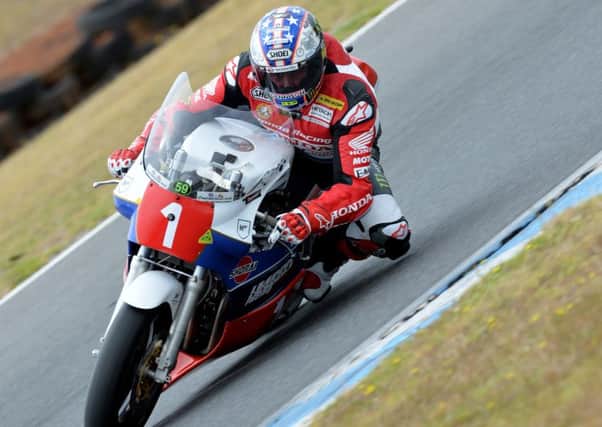 John McGuinness in action at last year's Phillip Island Classic. Picture: Russell Colvin