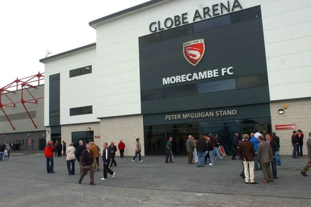 The Globe Arena in Morecambe.