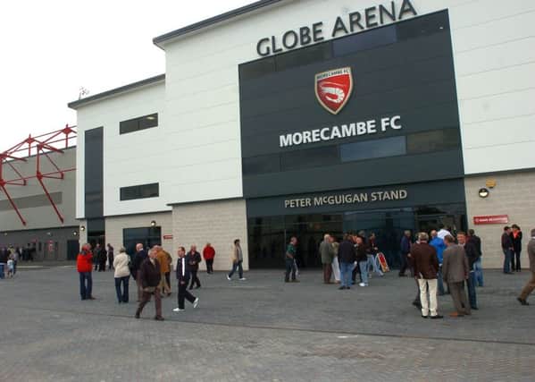 The Globe Arena in Morecambe.