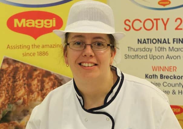 Rose Rawcliffe from Morecambe who won the Highly Commended Main Course Award at the North West Final of LACA School Chef of the Year 2017.