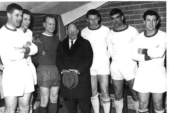 Benefit game for five players with Tom Finney and Albery Modley.