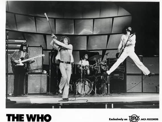 The Who live on stage