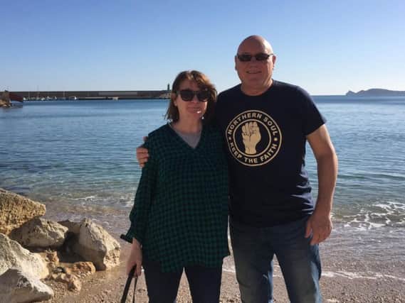 Lynn and Mick Dennison in Spain