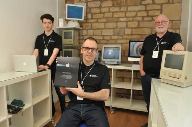 Photo Neil Cross
Mike Dent and the team at Ubertechs, Callum Taylor and Ian Maude, have been named one of only five Apple premium service providers in the UK
