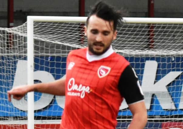 Aaron Wildig scored a consolation goal for Morecambe