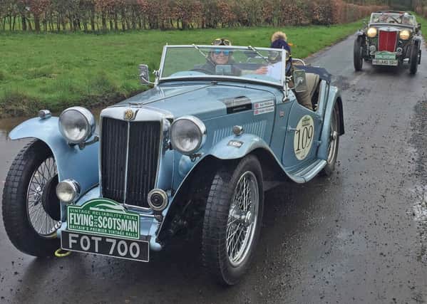 Sophie and Kate Whickham (Newcastle) in their MG TC.