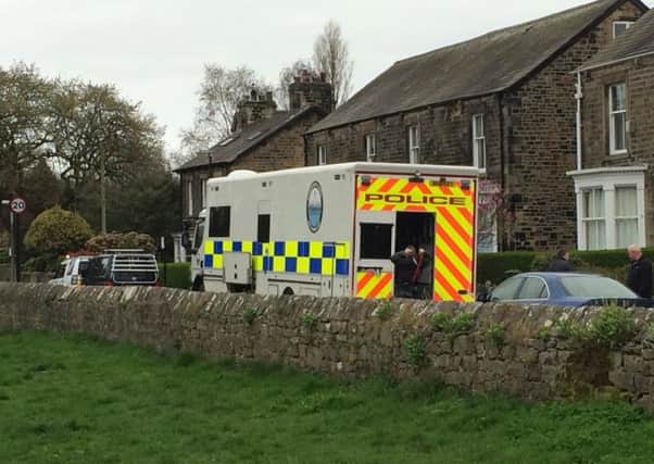 Police underwater search teams on Aldcliffe Road in Lancaster.