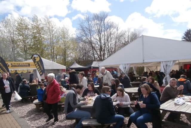Crowds at last years Lancaster Food and Drink Festival.