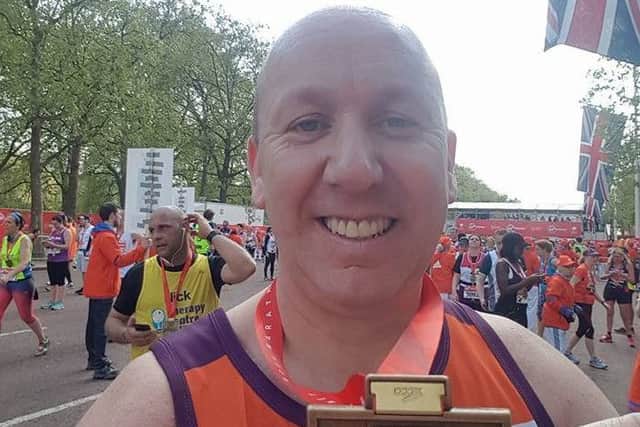 Mark Swindlehurst, the Morecambe FC match day announcer, completed the London Marathon in 5 hours, 16 mins, 40 seconds.