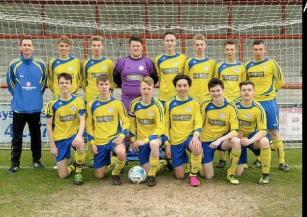 Under 16/17 League Cup Runners Up Trimpell and Bare Rangers Yellow.