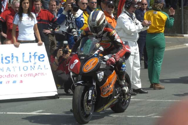 John racing at the TTs in 2009.
