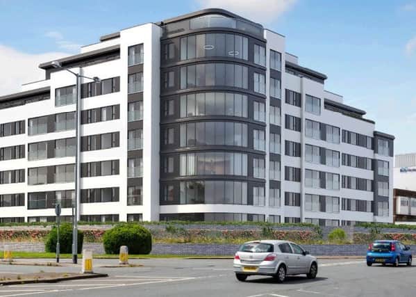 An artist impression of the new plans for The Broadway Hotel in Morecambe.