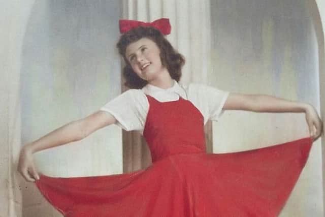 Betty Ford in a dancing pose in her earlier years.