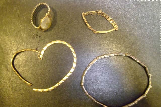 Jewellery found at the bottom of the Lancaster canal after a burglary has been reunited with its owners.