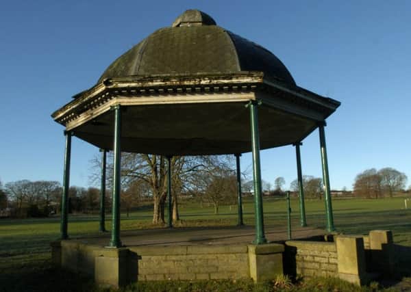 The bandstand in Ryelands Park in Lancaster.