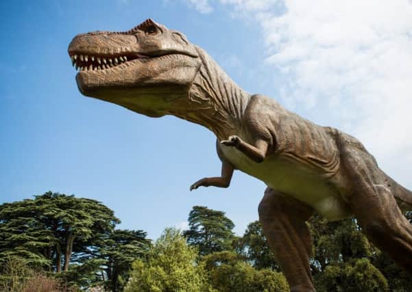 Animatronic dinosaurs will roam Lancaster City Centre.