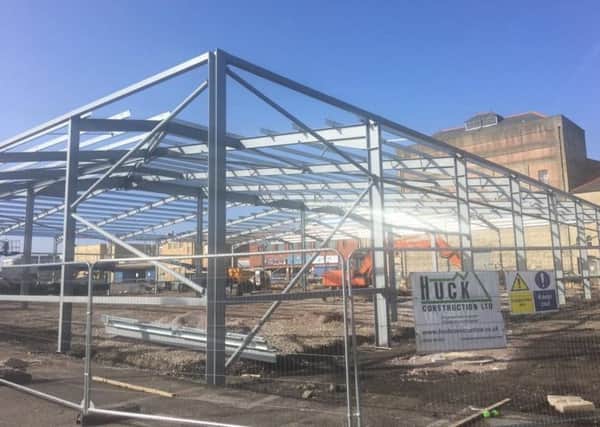 Work is underway on the trampoline park in Morecambe.